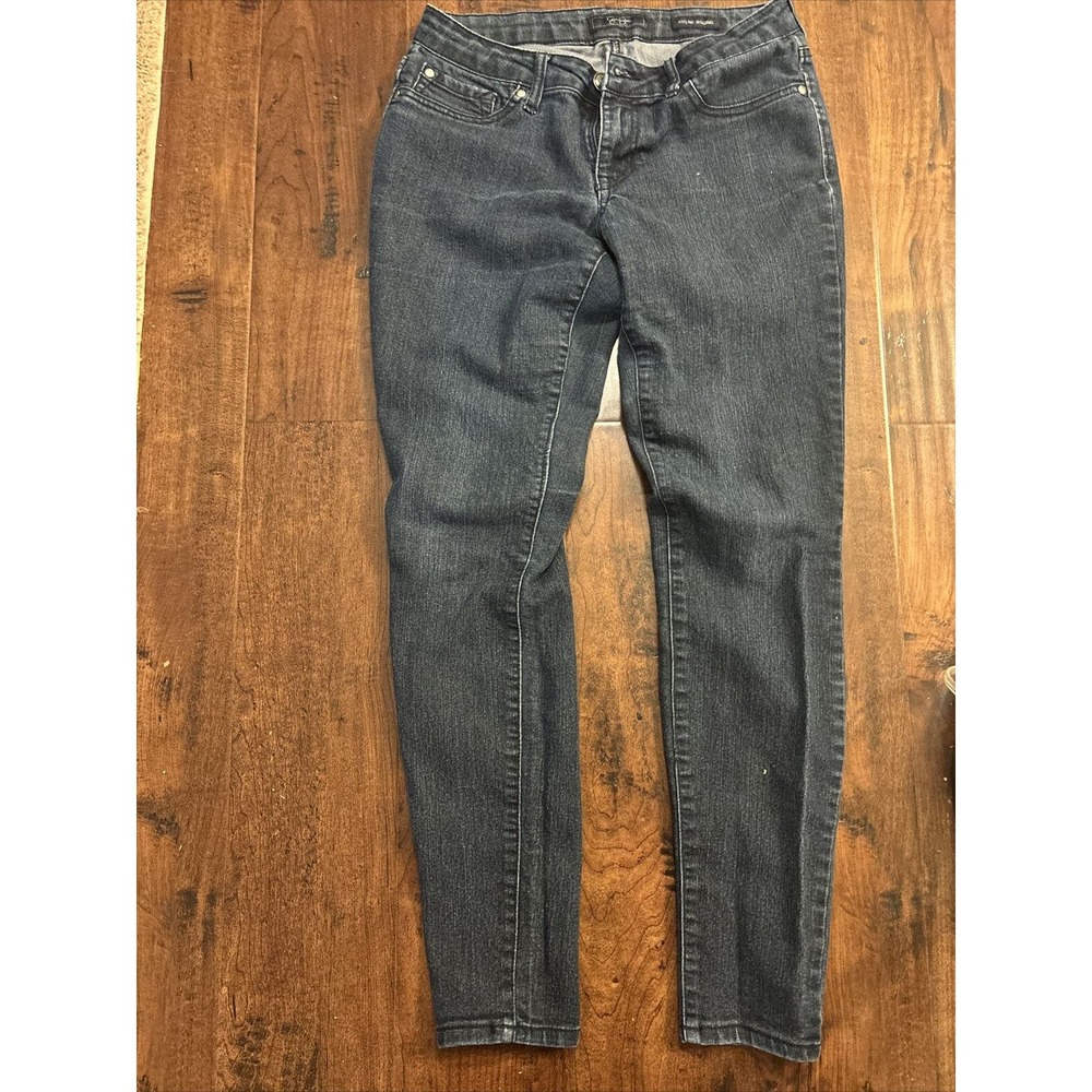 Jessica Simpson Kiss Me Jegging Jeans Womens Size 28 Blue Dark Wash Denim